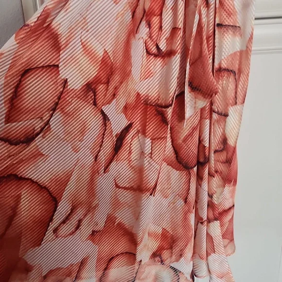 NWT DONNA KARAN | Halter Sleeveless Floral Midi Dress - Picture 9 of 9